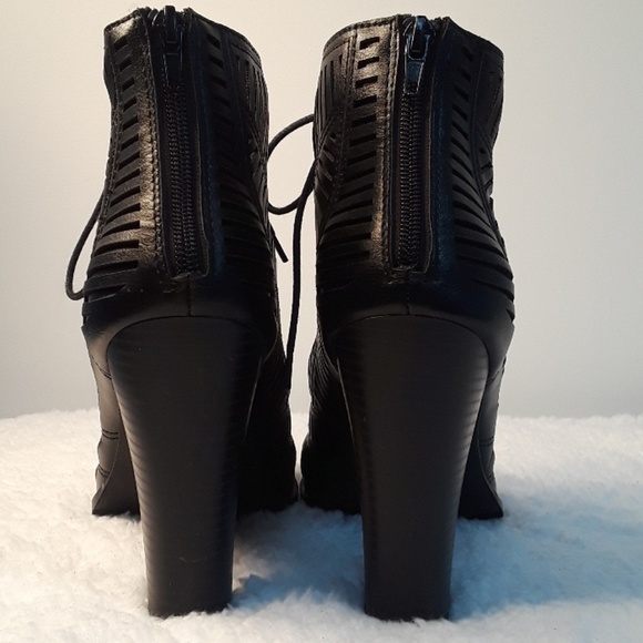 EUC! Mix No. 6 Open Toe Boots - Picture 2 of 8